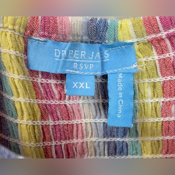 Draper James Multicolor Striped Maxi Dress - Picture 6 of 10